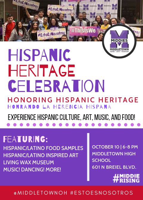 Hispanic Heritage Celebration flyer